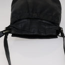 BURBERRY Shoulder Bag Leather Black Auth yk16686-6
