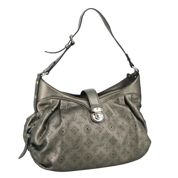 LOUIS VUITTON Monogram Mahina XS Shoulder Bag Bronze M95717 LV Auth yk16691