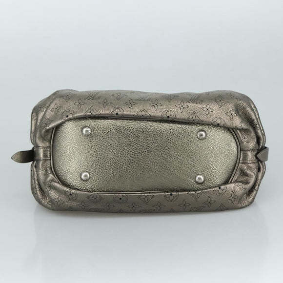 LOUIS VUITTON Monogram Mahina XS Shoulder Bag Bronze M95717 LV Auth yk16691