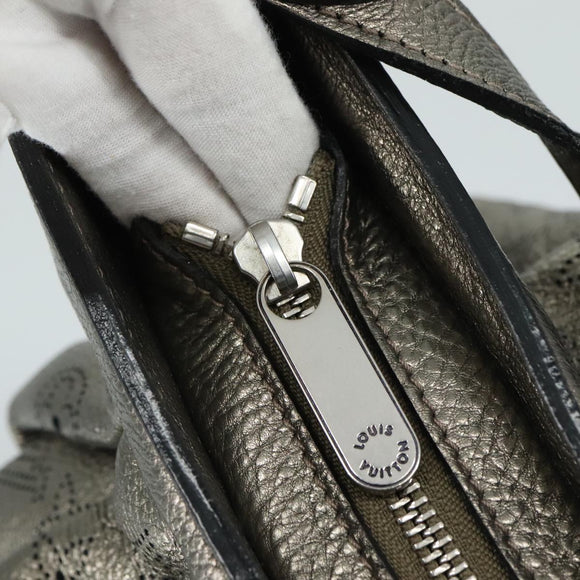 LOUIS VUITTON Monogram Mahina XS Shoulder Bag Bronze M95717 LV Auth yk16691