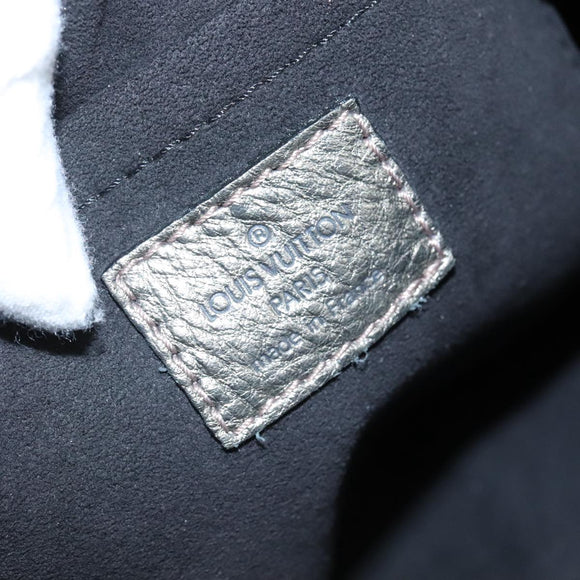 LOUIS VUITTON Monogram Mahina XS Shoulder Bag Bronze M95717 LV Auth yk16691