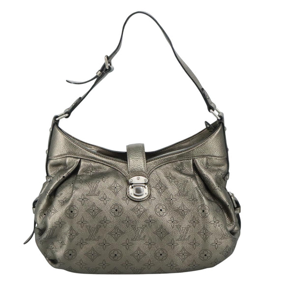 LOUIS VUITTON Monogram Mahina XS Shoulder Bag Bronze M95717 LV Auth yk16691