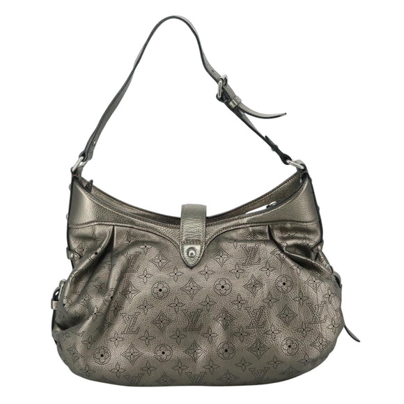 LOUIS VUITTON Monogram Mahina XS Shoulder Bag Bronze M95717 LV Auth yk16691