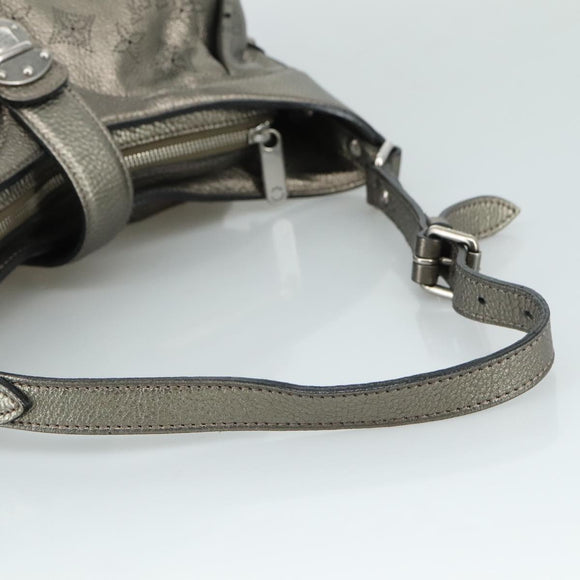 LOUIS VUITTON Monogram Mahina XS Shoulder Bag Bronze M95717 LV Auth yk16691