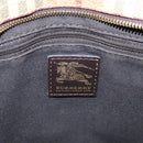 BURBERRY Nova Check Tote Bag PVC Leather Beige Auth yk16711-17