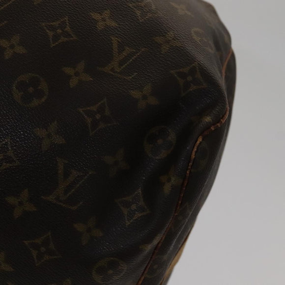 LOUIS VUITTON Monogram Keepall Bandouliere 60 Boston Bag M41412 LV Auth yk16715