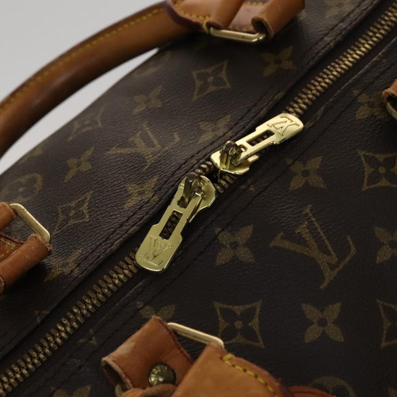 LOUIS VUITTON Monogram Keepall Bandouliere 60 Boston Bag M41412 LV Auth yk16715
