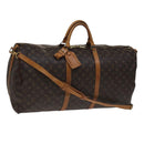 LOUIS VUITTON Monogram Keepall Bandouliere 60 Boston Bag M41412 LV Auth yk16715-1