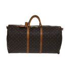 LOUIS VUITTON Monogram Keepall Bandouliere 60 Boston Bag M41412 LV Auth yk16715-13
