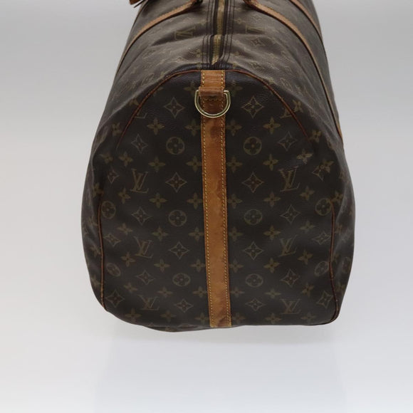 LOUIS VUITTON Monogram Keepall Bandouliere 60 Boston Bag M41412 LV Auth yk16715