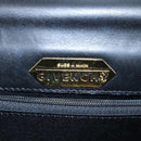 GIVENCHY Hand Bag Leather Black Gold Auth yk16736-18