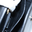 GIVENCHY Hand Bag Leather Black Gold Auth yk16736-12