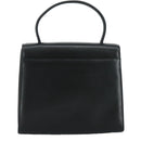 GIVENCHY Hand Bag Leather Black Gold Auth yk16736-2