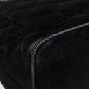 CHANEL Matelasse Standard Tote Bag Velor Black CC Auth yk16770-16