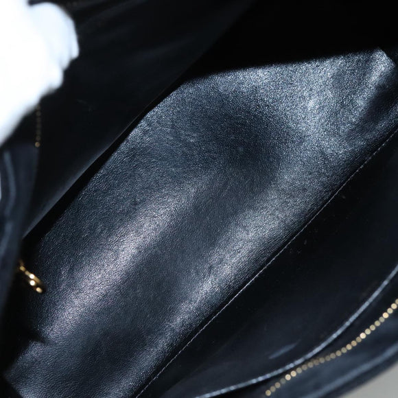 CHANEL Matelasse Standard Tote Bag Velor Black CC Auth yk16770