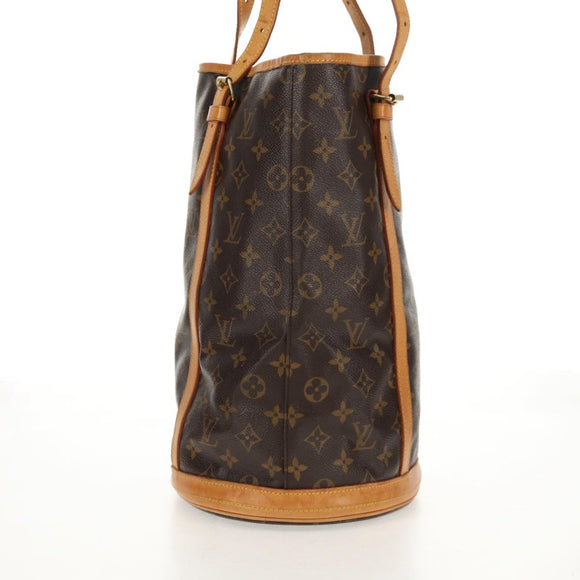 LOUIS VUITTON Monogram Bucket GM Shoulder Bag M42236 LV Auth yk16771