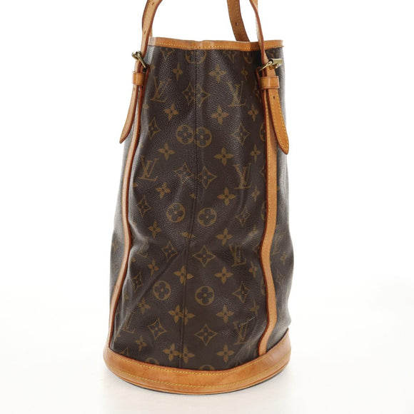 LOUIS VUITTON Monogram Bucket GM Shoulder Bag M42236 LV Auth yk16771