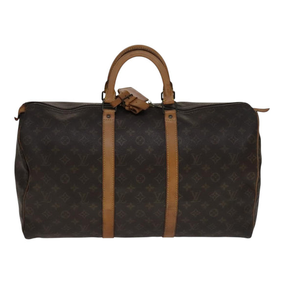 LOUIS VUITTON Monogram Keepall 50 Boston Bag M41426 LV Auth yk16778