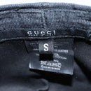 GUCCI GG Canvas Hunting Cap Hat S Black Auth yk16802V-14