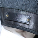 GUCCI GG Canvas Hunting Cap Hat S Black Auth yk16802V-7