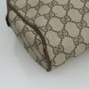 GUCCI GG Supreme Web Sherry Line Clutch Bag PVC Beige 40 014 3553 Auth yk16813-16