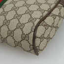 GUCCI GG Supreme Web Sherry Line Clutch Bag PVC Beige 40 014 3553 Auth yk16813-7