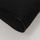 Christian Dior Trotter Canvas Clutch Bag Black Auth yk16815-10