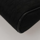 Christian Dior Trotter Canvas Clutch Bag Gold Black Auth yk16815-16