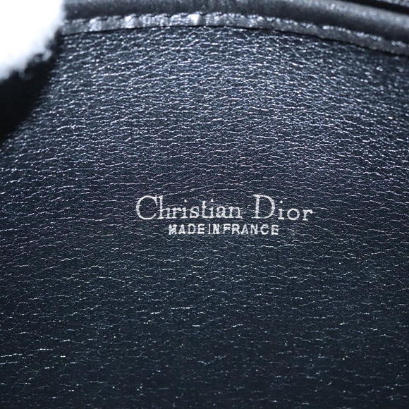 Christian Dior Trotter Canvas Clutch Bag Black Auth yk16815