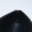 Christian Dior Trotter Canvas Clutch Bag Gold Black Auth yk16815-12