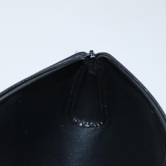 Christian Dior Trotter Canvas Clutch Bag Gold Black Auth yk16815
