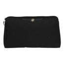 Christian Dior Trotter Canvas Clutch Bag Gold Black Auth yk16815-13