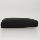 Christian Dior Trotter Canvas Clutch Bag Gold Black Auth yk16815-6