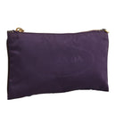 PRADA Pouch Nylon Purple Auth yk16822-1