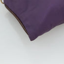 PRADA Pouch Nylon Purple Auth yk16822-16