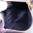 PRADA Pouch Nylon Purple Auth yk16822-14