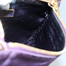 PRADA Pouch Nylon Purple Auth yk16822-17
