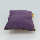 PRADA Pouch Nylon Purple Auth yk16822-3