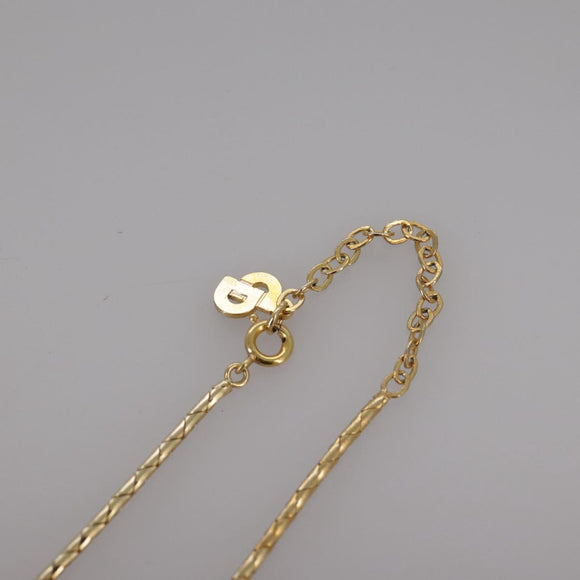 Christian Dior Necklace metal Gold Auth yk16832