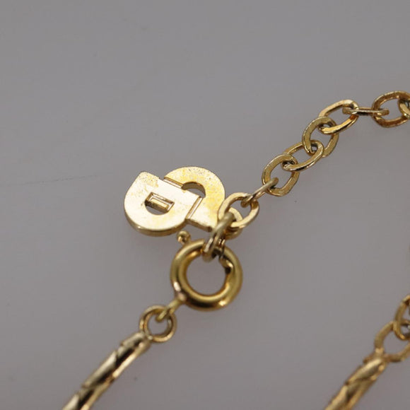 Christian Dior Necklace metal Gold Auth yk16832