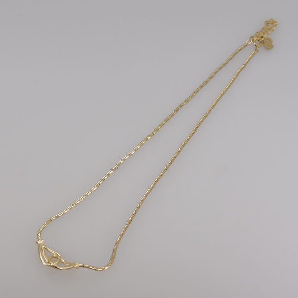 Christian Dior Necklace metal Gold Auth yk16832