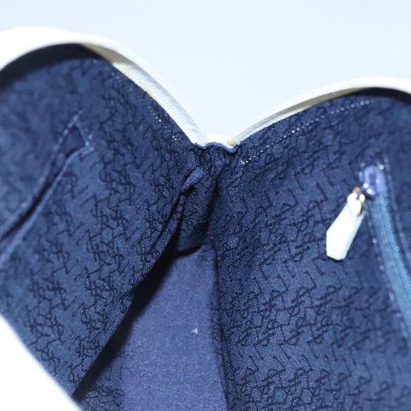 SAINT LAURENT Hand Bag Leather White Auth yk16838