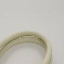 SAINT LAURENT Hand Bag Leather White Auth yk16838-8