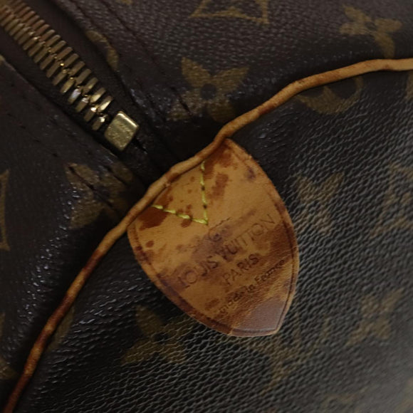 LOUIS VUITTON Monogram Keepall 60 Boston Bag M41422 LV Auth yk16849