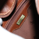 BURBERRY Nova Check Shoulder Bag PVC Leather Beige Auth yk16862-11