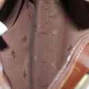 BURBERRY Nova Check Shoulder Bag PVC Leather Beige Auth yk16862-12