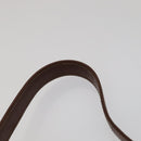 BURBERRY Nova Check Shoulder Bag PVC Leather Beige Auth yk16862-8