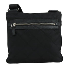 PRADA Quilted Shoulder Bag Nylon Black Auth yk16865 - 0