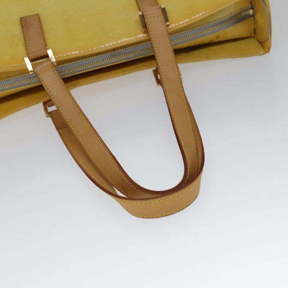 LOUIS VUITTON Monogram Vernis Columbus Tote Bag Gris M91028 LV Auth yk16875