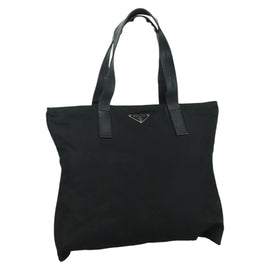 PRADA Tote Bag Nylon Black Auth yk16893